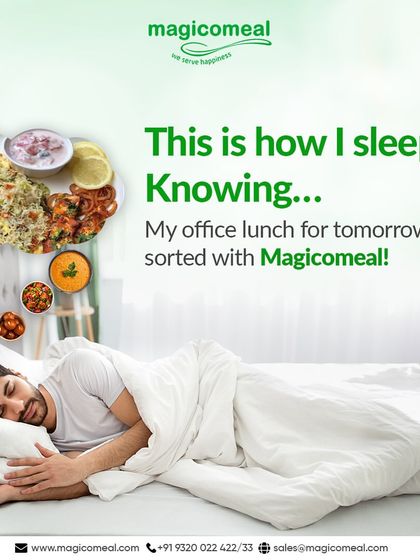 You can sleep peacefully knowing your office lunch for tomorrow is sorted. I provide hassle-free, nutrition-packed meals with varied options so you never have to worry about dull workplace food again.