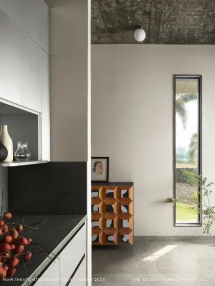 A feature on our Pavilion House project in The Architect's Diary. The article notes the home's juxtaposition of openness and enclosure, weaving steel and glass into the landscape to create a space where moments become memories.