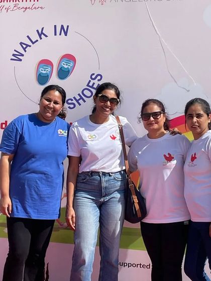 Our team proudly represents Little Red Hen at the 'Walk in My Shoes' inclusion walkathon, reinforcing our message of community and care.