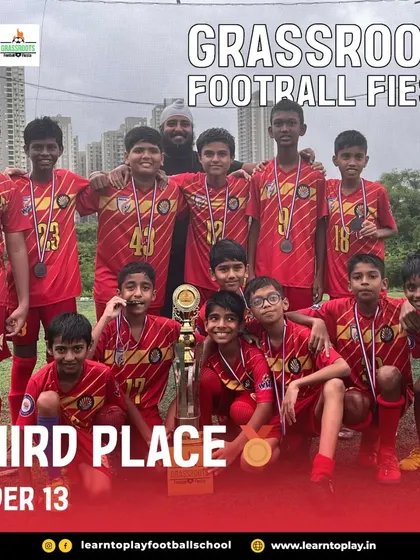A third-place finish for our Under-13s at the Grassroots Football Fiesta, giving many players their first taste of competitive football.