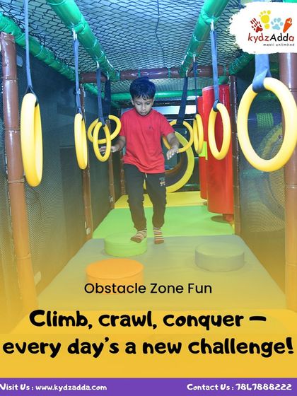 Climb, crawl, and conquer! The obstacle zone is a favorite among kids who love a good challenge, helping them develop motor skills and problem-solving abilities.