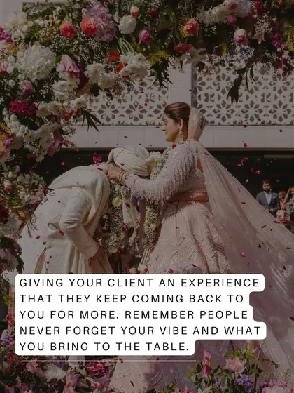 It all comes down to the experience. People remember your vibe and the value you bring, and that's what I focus on in every lesson.
