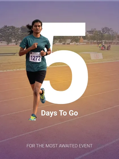 With five days remaining, we remind our athletes to keep training hard. The most awaited event of the year is almost here.