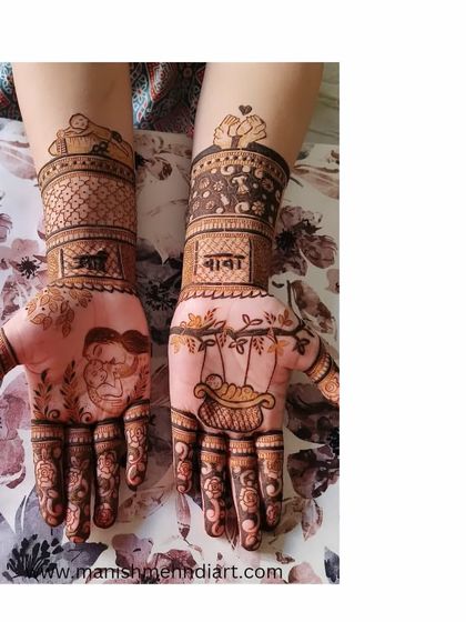 Custom Portrait Mehndi photo 4