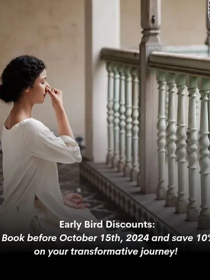 Escape to the tranquil hills of Dehradun. We have an early bird discount available for our "Hillside Harmony" retreat. Reserve your spot today and let the hills embrace you.