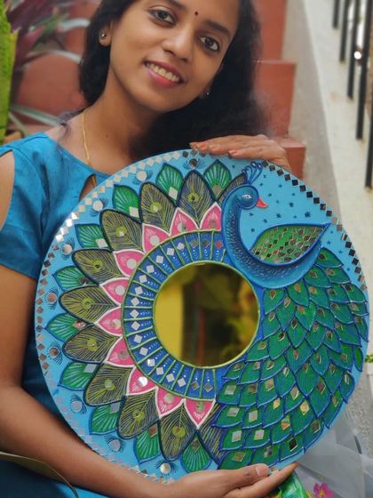 Anesha Artgallery - Indian Folk Art & Home Decor Lippan Art: Mud & Mirror Magic photo 32
