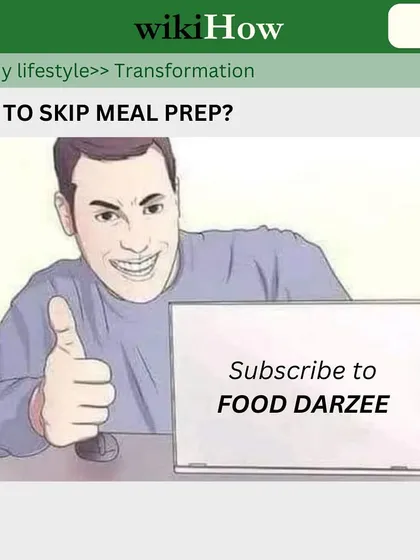Another "How to skip meal prep" meme, because who has time for that?