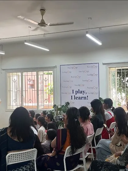 I am passionate about inspiring the next generation of educators. In this session, I am presenting my play-based learning philosophy to a large group of student teachers from Mount Carmel College, bridging the gap between educational theory and real-world classroom application.