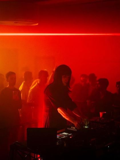 An international artist commands the stage, surrounded by fog and red laser beams. We pride ourselves on bringing profound musical journeys to Bangalore.