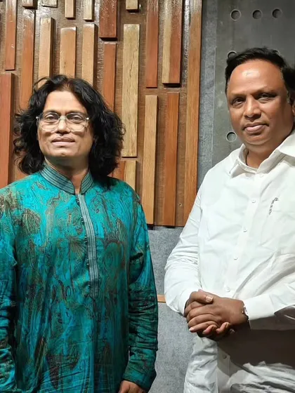 With Adv. Ashish Shelar ji at the inauguration of our Bandra West classes. His support for the arts is deeply appreciated.