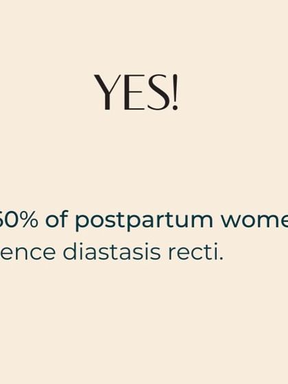 Yes. Over 60% of postpartum women experience Diastasis Recti. You are not alone in this, and it can be managed with proper exercise.