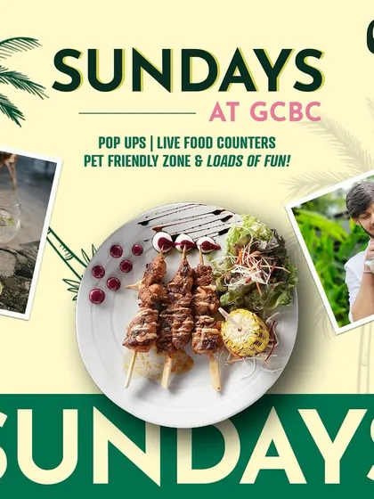 Sundays at GCBC are a full experience. We have live food counters, a pet-friendly zone, and special offers to make your weekend perfect.