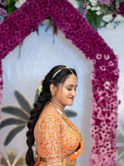 More images from engagement ceremonies and pre wedding shoots. This collection showcases a wide range of styles and color palettes, from playful and romantic to bold and regal, all custom designed for the couple's celebration.