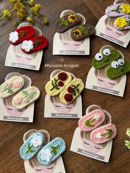 We love making accessories that are both cute and unique. This collection of crochet hairpins features a variety of our favorite designs, from tiny sunflowers to sweet florals. They are a perfect small gift or a treat for yourself.