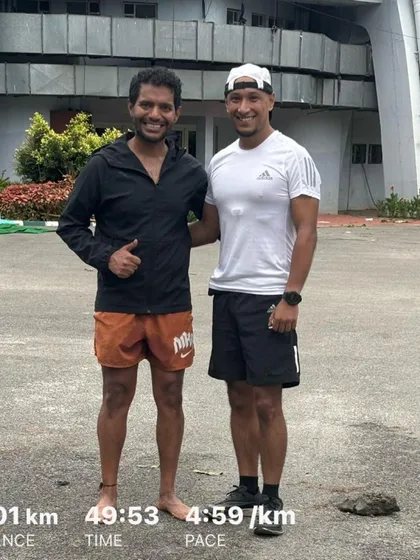 Loved this steady 10k run with Rohan, a strong triathlete and runner. His calm and joyful approach to the sport is infectious. It's a privilege to know and work with people like him.