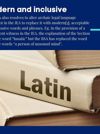 This graphic from our legal update discusses the move towards modern and inclusive language in new laws. We believe clarity in legal text is essential for fair and effective dispute resolution.