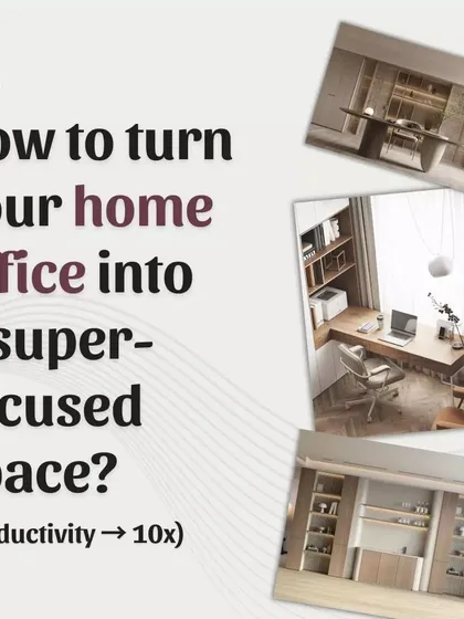 Struggling to create a home office that is both productive and stylish? This guide will walk you through my top tips for turning your workspace into a super-focused and beautiful environment.