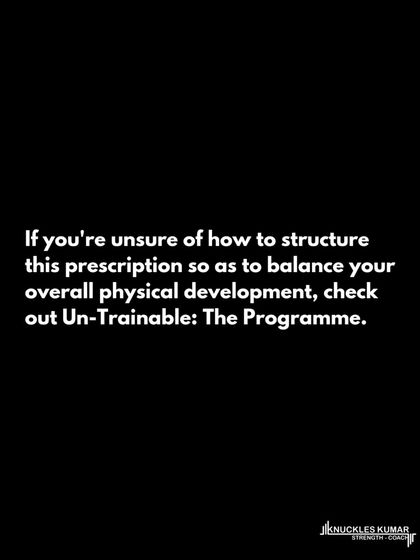 If you're unsure how to structure your training to balance physical development and manage stress, my Un-Trainable program is designed to do exactly that for you.