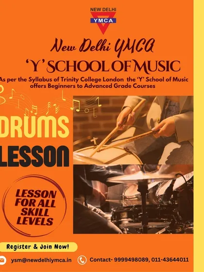 Find your rhythm in our Drums Lessons. We provide hands-on training for all skill levels, helping you build a solid foundation in percussion and master everything from basic beats to complex solos.