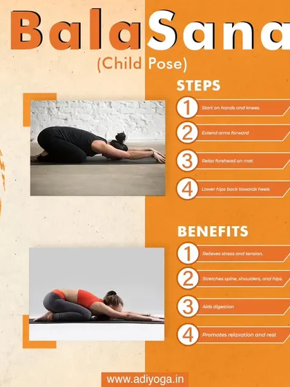 Balasana, or Child's Pose, is a foundational restorative pose. This guide shows the simple steps and highlights its benefits, including stress relief and promoting rest.