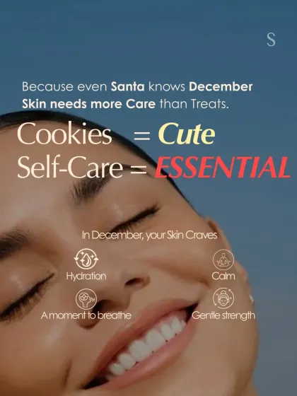 Even Santa knows December needs more care than treats. Self-care is essential, and our rituals provide the hydration, calm, and gentle strength your skin craves this season.