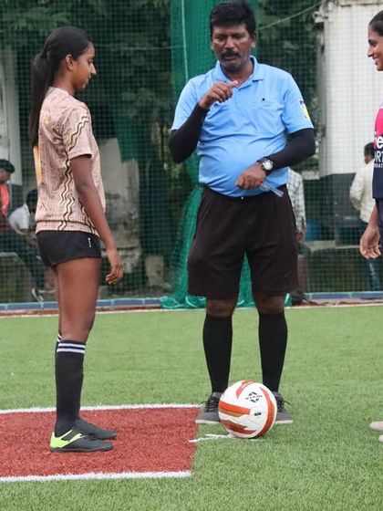 The pre-match coin toss, a moment of sportsmanship and respect before the game begins.