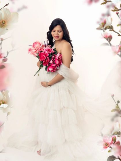 Anitha - Maternity Photography Glamorous Gown Portraits photo 20