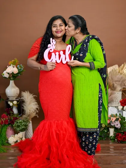 Three generations of love in one picture. Capturing the bond between a mother and daughter during a maternity shoot is always an emotional and beautiful experience.