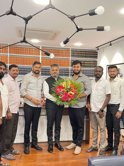 Posing with friends and supporters who visited my office to extend their birthday greetings. Their presence and good wishes are a source of great strength.