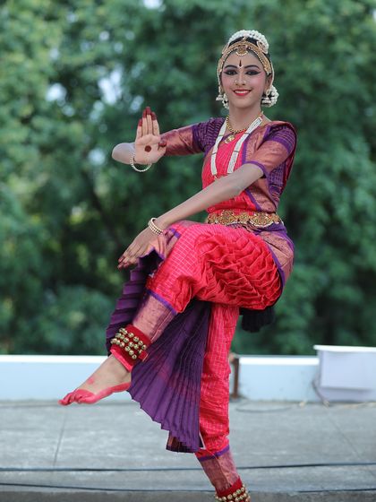 Deekshitha Muthusamy, a very talented dancer who recently completed her Arangetram in Coimbatore.