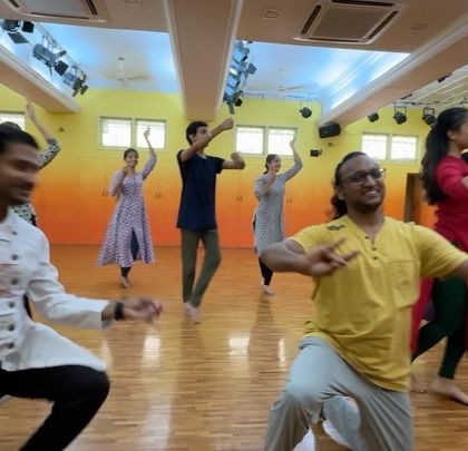 Our dancers in rehearsal, capturing the playful and protective spirit of Lord Krishna. These sessions are where we explore the nuances of each character, ensuring our storytelling is both authentic and engaging.