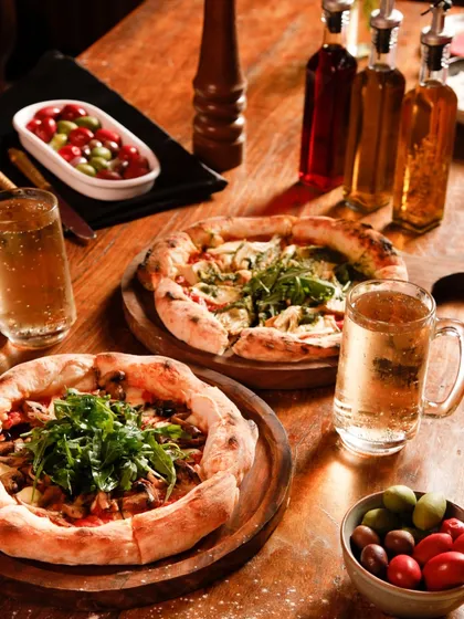 Our diverse menu has something for everyone, including classic Neapolitan-style pizzas with fresh toppings, perfect for a satisfying lunch.