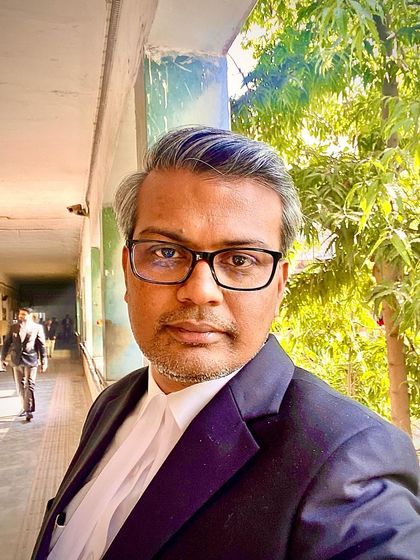 At the Jaipur Session Court, where I successfully argued for and secured bail for a client in a case under the Prevention of Corruption Act.