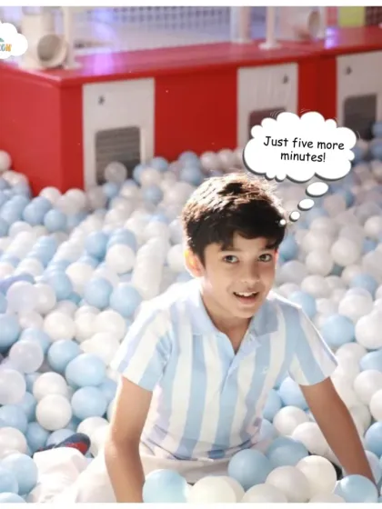 "Just five more minutes!" That's what we hear all the time from kids who are having too much fun to leave our giant ball pit.