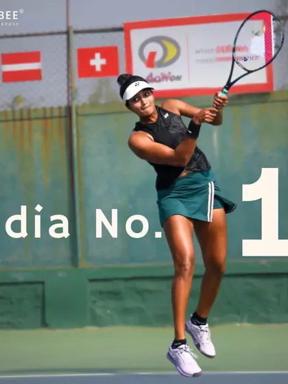 Becoming India's No. 1 women's tennis player was a milestone that I am incredibly grateful for. It was a result of years of dedication, and it's this level of focus and commitment I bring to my coaching sessions.