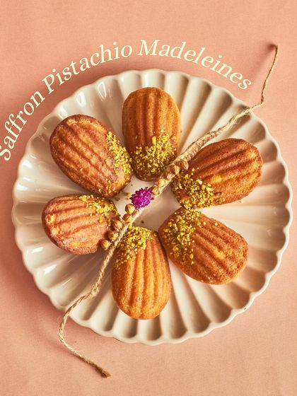 A beautiful Rakhi made of our Saffron Pistachio Madeleines. It's a sweet and creative way to celebrate the bond with your siblings.