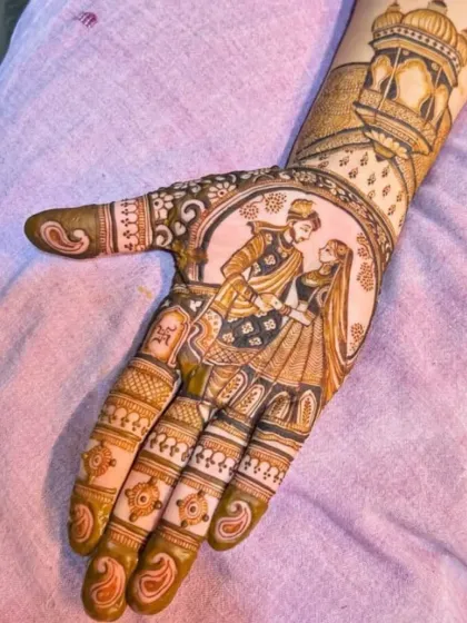 Vijay Singh - Bridal Mehndi Portrait & Storytelling Mehndi photo 5