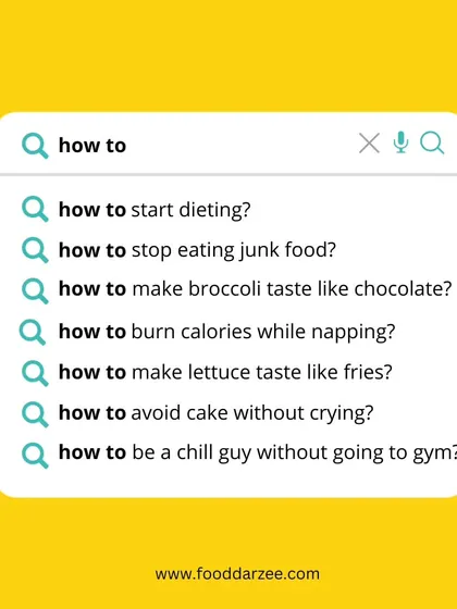 "How to start dieting?" "How to make broccoli taste like chocolate?" Stop the endless Google searches and let us be your chill solution.
