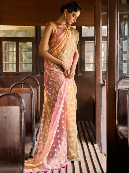 This cluster is a tribute to the saree in all its forms. It includes traditional weaves, modern pre-draped styles, and sarees paired with unique blouses, showcasing the endless possibilities for styling this iconic Indian garment.