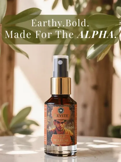 Earthy, bold, and made for the alpha. My Oudh Face Perfume is a statement, blending exotic Oudh extract with certified Vitamin C and E for a scent that is clean, distinct, and unapologetically masculine.