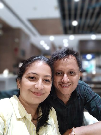 A simple, happy selfie from a day out. Sometimes the best portraits are the ones that are not planned. It’s all about capturing that genuine smile and the feeling of being together.