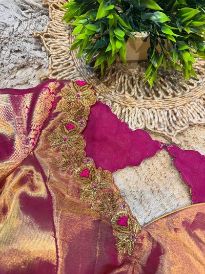 Chaithu Gowda - Custom Designer Ethnic Wear Custom Embroidered Blouses photo 19