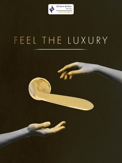 Feel the luxury, right at your fingertips. This image captures the essence of our premium door handles, which are crafted with elegance and designed to be more than just hardware, they are art.