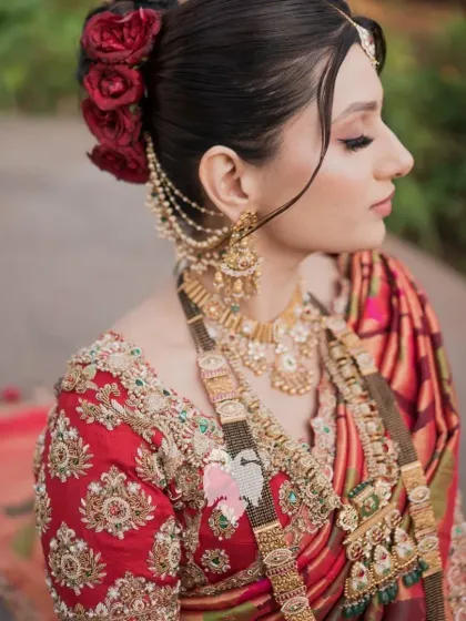 Blouse House by Mahitha Prasad - Custom Blouse Design & Embroidery Muhurtham Masterpieces: The Bridal Edit photo 28