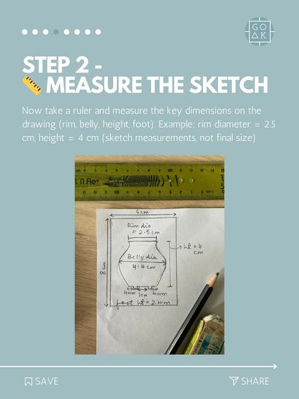 I use an inductive sketching method to bring my ideas to life. This post is a 3-step guide on how to sketch your vision first and let the numbers follow, ensuring your final pot matches your original idea.
