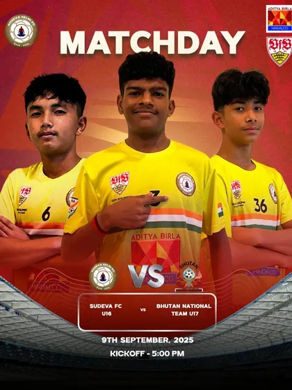 High-altitude match day alert for our U16 team against the Bhutan National U17 team. Pride, passion, and football at new heights.