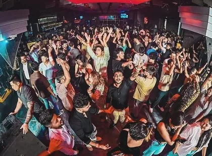 A look at the packed house at Error in Siliguri. Seeing the dance floor completely full from wall to wall is the ultimate goal. This is the social proof of a night with full josh.