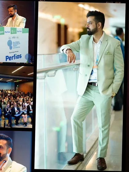 A collage from Day 1 of the Global Fintech Fest 2024, the world's largest fintech event. I was honored to host one of the main conference stages.