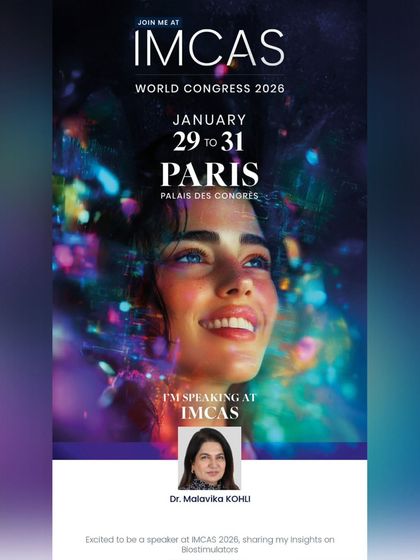I was thrilled to be an invited speaker at the IMCAS World Congress 2026 in Paris. My talk focused on the "Yin & Yang" of Biostimulators and Biomodulation, exploring the balance required to achieve natural, harmonious results.