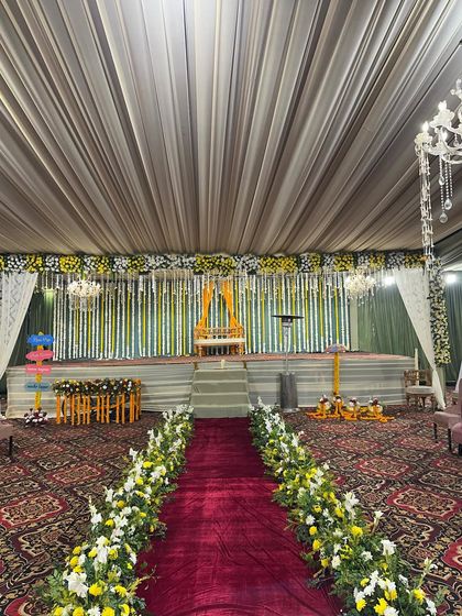 The Trendy Party - Wedding & Pre-Wedding Event Decoration Vibrant Haldi & Mehendi Setups photo 52